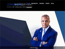 Tablet Screenshot of johnhopebryant.com